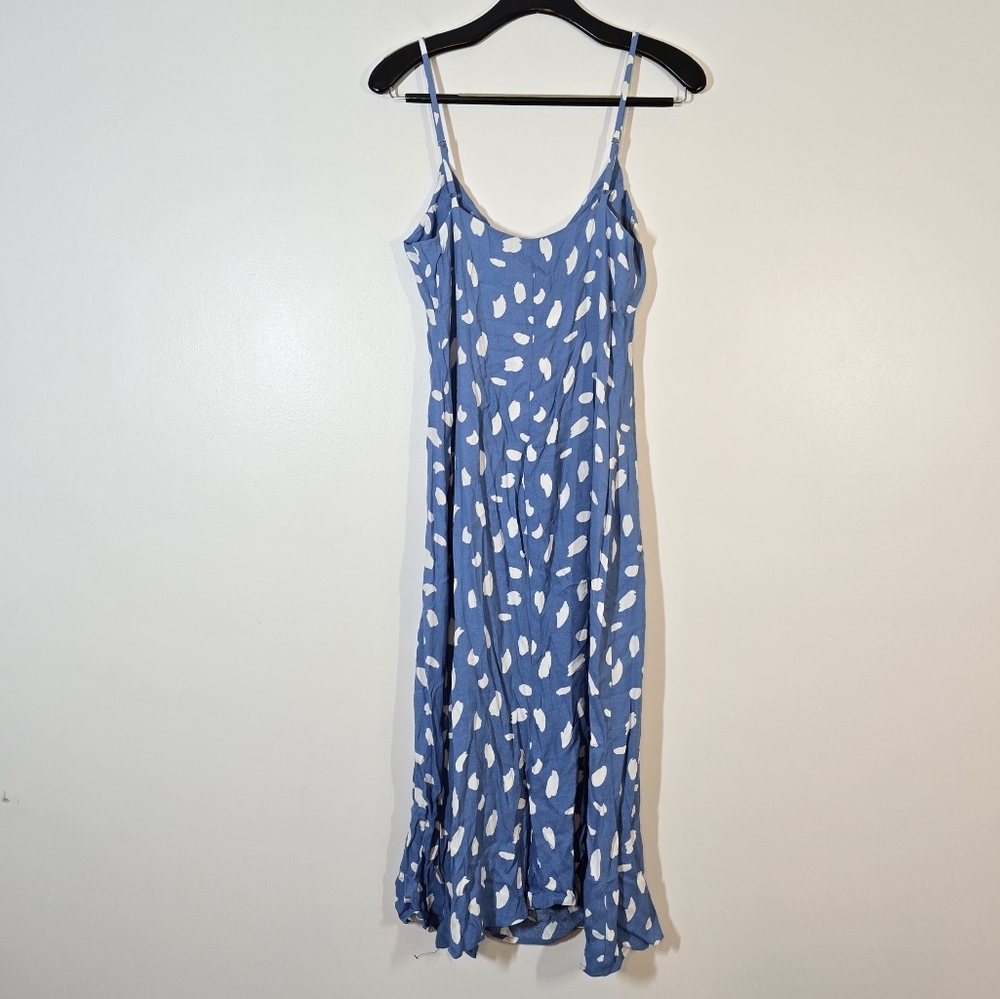 Reformation Crimini Midi Sun Dress in Wave Blue White 6 Sundress NWT New - Picture 4 of 7